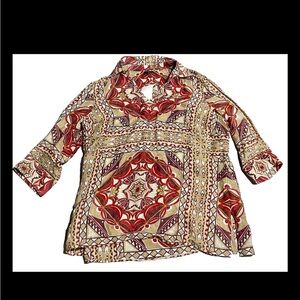 NWT Talbots Silk Linen Tunic Size 18W